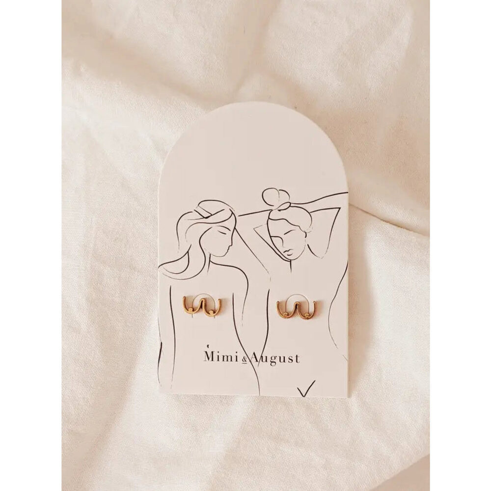 Boobs - Gold Plated Earrings